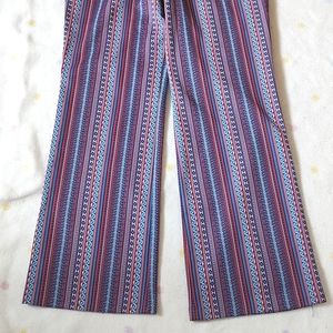 Vtg 70s polyester stripe pants